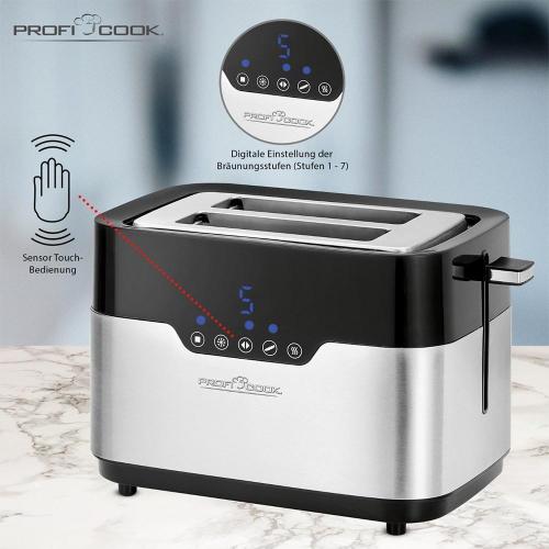 Тостер на 2 ломтика Profi Cook PC-TA 1170