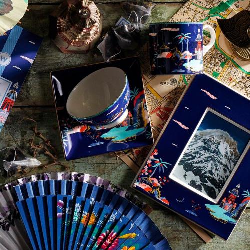 Сервировочное блюдо Blue Pagoda 15х15 см Wedgwood Wonderlust