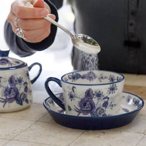 Сахарница  8 см 300 мл Kitchen Craft London Pottery синяя