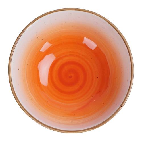 Салатник 360 мл 12,8*5,5 см оранжевый фарфор "The Sun Eco" P.L. Proff Cuisine (min 6 шт)