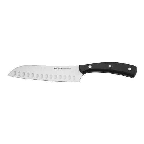 Нож сантоку 17,5 см Nadoba Helga черный