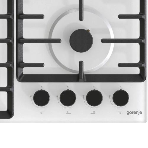 Газовая варочная панель 60 см Gorenje Simplicity GT642SYW белая