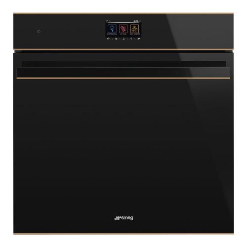 Духовой шкаф с паром 59,2х59,7 см Smeg Dolce Stil Novo SO6604S4PNR черный