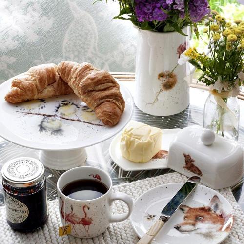 Маслёнка Корова 15,5х11х8 см Royal Worcester Забавная фауна