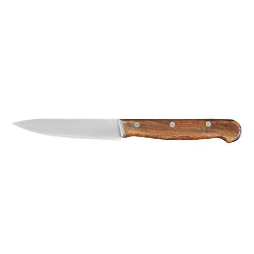 Нож для чистки овощей и фруктов 10 см, деревянная ручка, P.L. Proff Cuisine