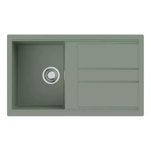 Кухонная мойка 86 см Omoikiri Kitagawa 86-WG wind green