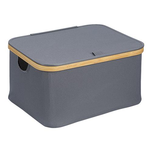 Корзина для белья 40х33 см 20 л Smart Solutions Neat Low серая