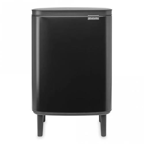 Ведро для мусора 12 л Brabantia Bo Hi черное