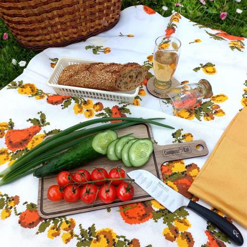 Разделочная доска 33х18 см Compose Eat Everyday бежевая