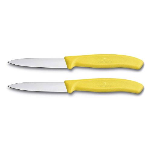 Набор овощных ножей Victorinox Swiss Classic 2 пр желтый