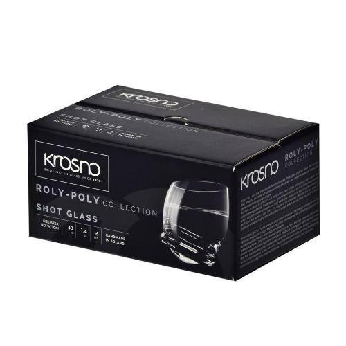 Набор стопок для водки 40 мл Krosno Roly-Poly 6 пр