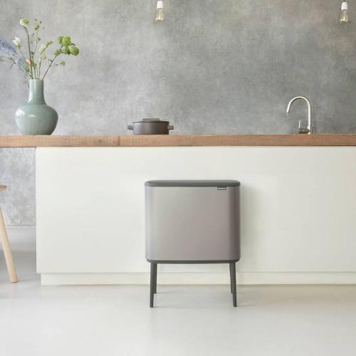 Мусорный бак 36 л Brabantia Bo Touch Bin серый