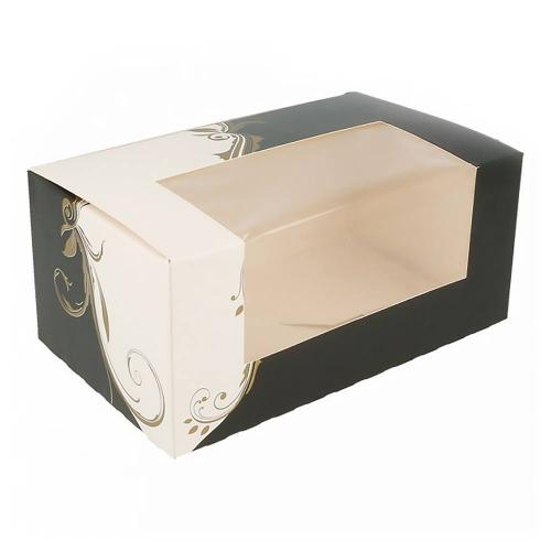 Коробка для торта с окном 18х11х8 см Garcia de Pou белая