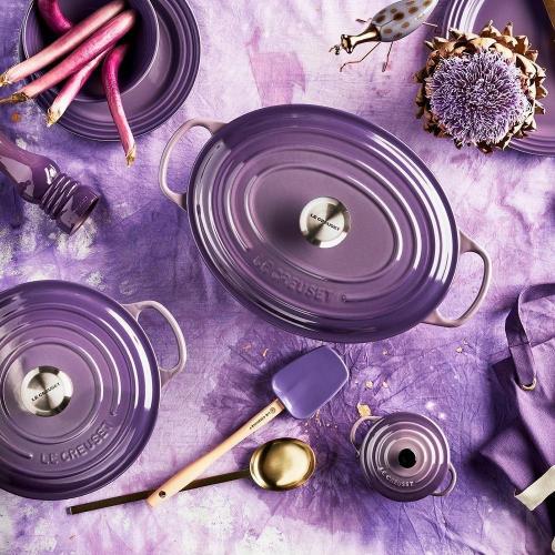 Кастрюля чугунная 31 см 6,3 л Le Creuset Signature фиолетовая