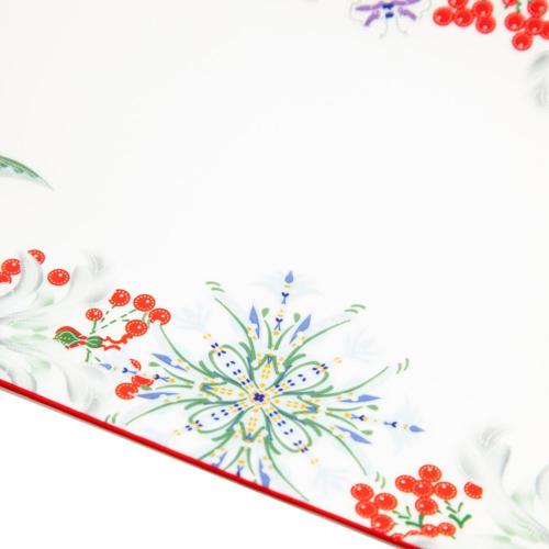 Сервировочное блюдо 38х17 см Mix&Match Home Happy Star белое