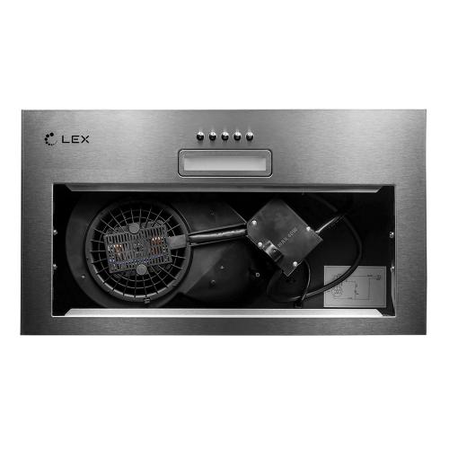 Встраиваемая вытяжка 52,5х29,1 см LEX Fullmetall GS Bloc Light 600 Inox стальная