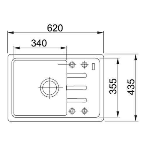 Кухонная мойка 62 см Franke Malta BSG 611-62 сахара - 1 фото