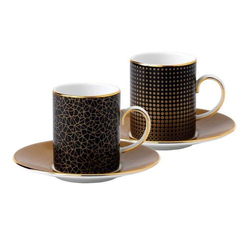 Набор кофейных пар 75 мл Wedgwood Arris 4 пр