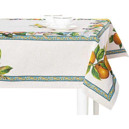 Скатерть 300х160 см Mix&Match Home Лимонад бежевая