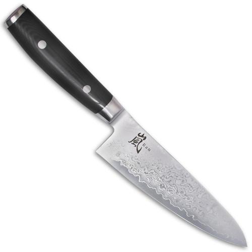 Нож поварской "Шеф" 20 см дамасская сталь Yaxell Ran