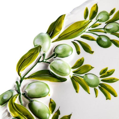 Сервировочное блюдо 32х20 см Edelweiss Оливки белое
