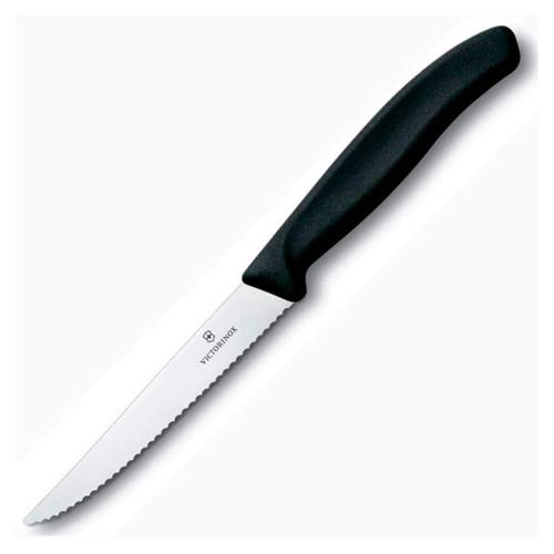 Нож для стейка 11 см Victorinox Swiss Classic черный