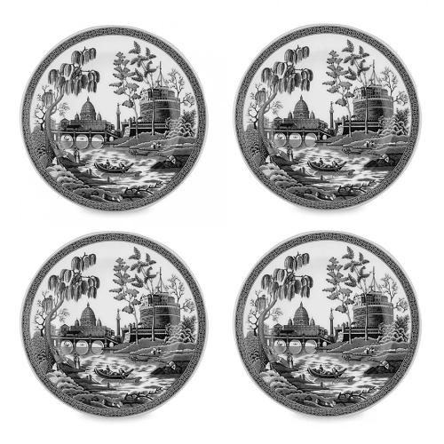 Набор закусочных тарелок Spode Heritage 4 пр белый