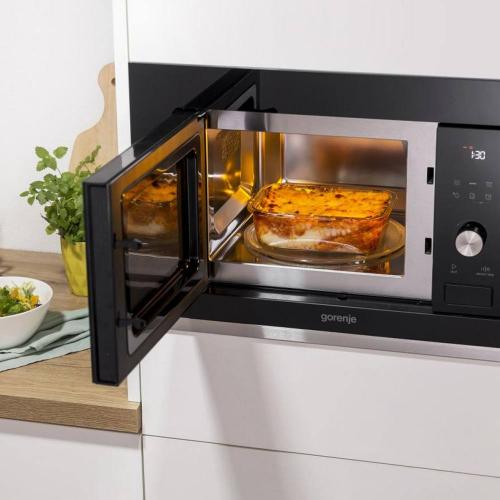 Встраиваемая микроволновая печь 59,5х38,8 см Gorenje Advanced BM201AG1BG черная