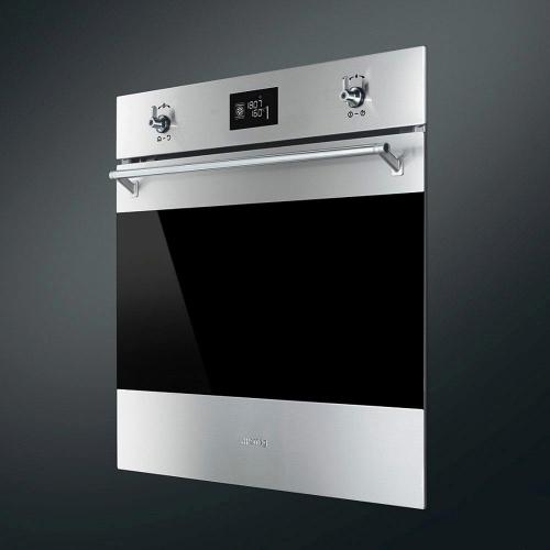 Многофункциональный духовой шкаф 60 см Smeg Classica SF6301TVX серебристый