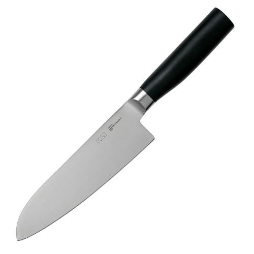 Нож сантоку 17,8 см KAI Kamagata черный