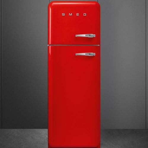 Холодильник двухкамерный 169х60 см Smeg 50's Style FAB30LRD5 красный