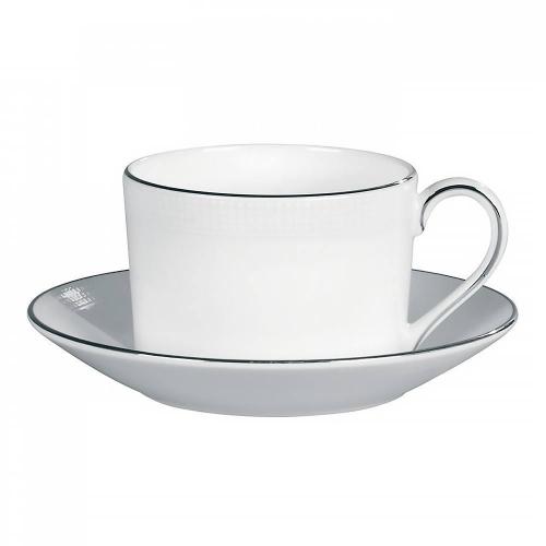 Блюдце чайное 14 см Wedgwood Vera Wang Blanc Sur Blanc