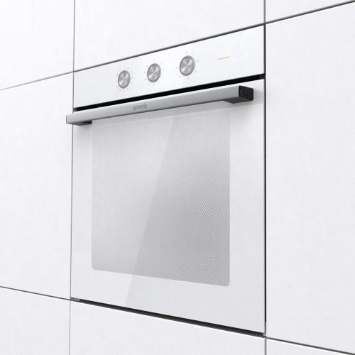 Электрический духовой шкаф 59,5 см Gorenje Essential BO6725E02WG белый