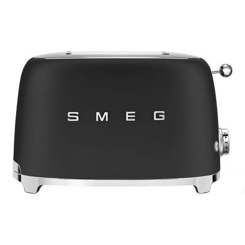 Тостер на 2 ломтика Smeg 50's Style TSF01BLMEU матовый черный