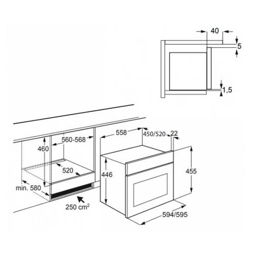 Встраиваемая микроволновая печь 59,5х52 см Hi-Tech HMWZ 969 W белая