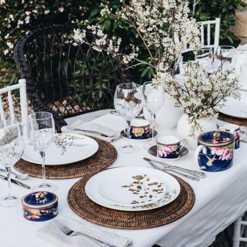 Тарелка суповая 22 см Wedgwood Vera Wang Jardin