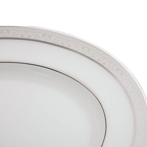 Сервировочное блюдо Noritake Montvale Platinum белое