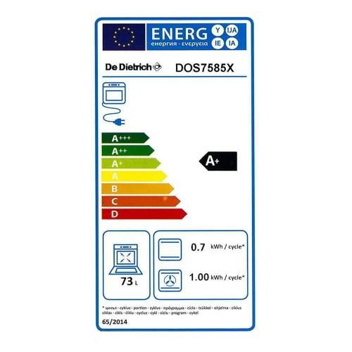 Комбинированный духовой шкаф 60 см De Dietrich Platinum DOS7585X