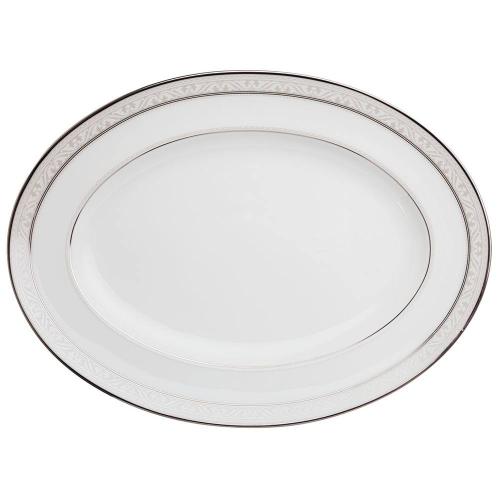 Сервировочное блюдо Noritake Montvale Platinum белое