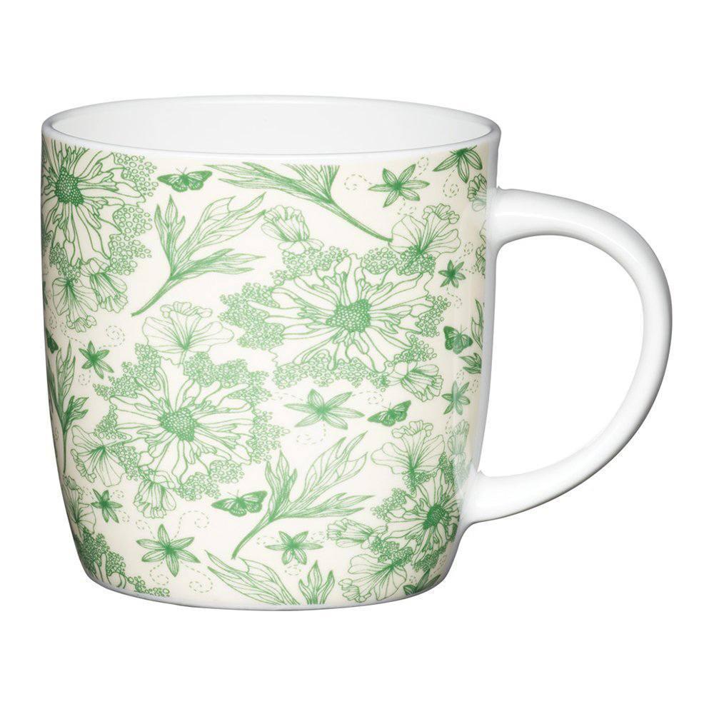 Кружка Botanical Leaf 425 мл Kitchen Craft KitchenCraft Barrel Mugs - 1 фото