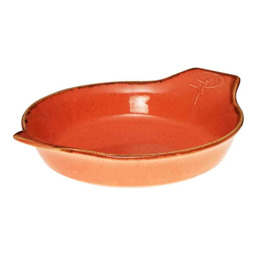 Сковорода для запекания 21 см Porland Seasons оранжевая - 3 фото