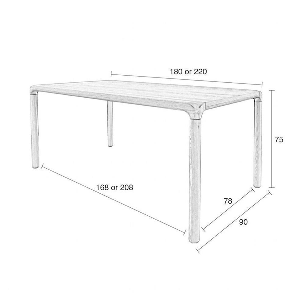 Стол Table Storm 180x90 Black 2100069