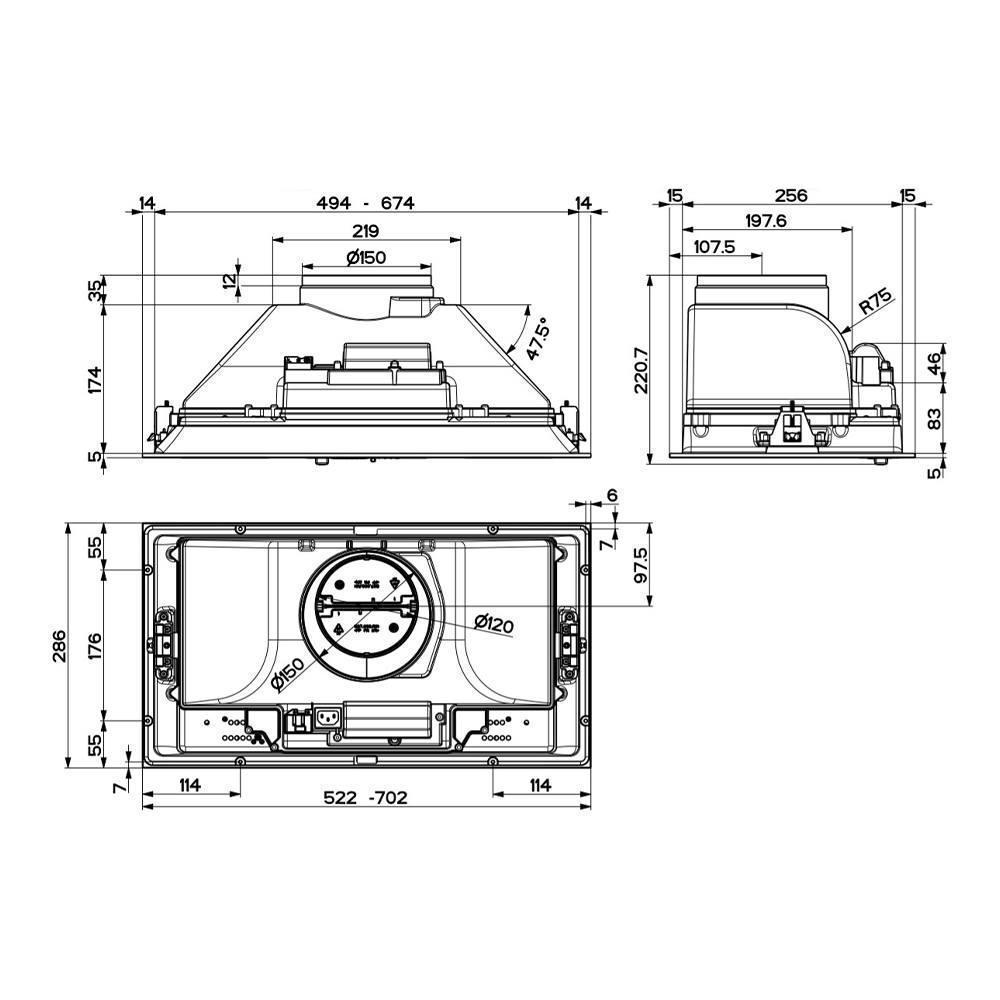 Faber smart ix a52 схема встраивания