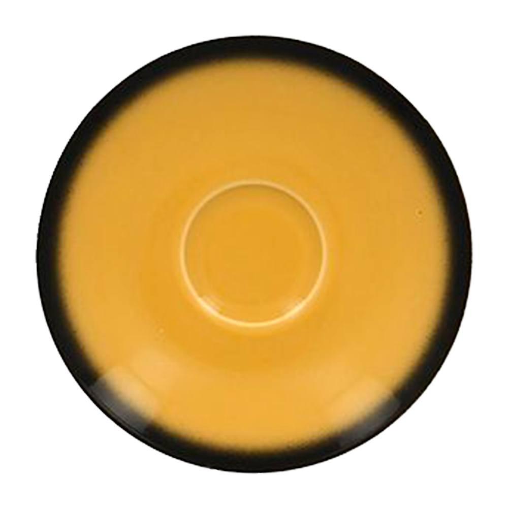 Блюдце RAK Porcelain LEA Yellow 13 см, для чашки 81223413 (желтый цвет) - 1 фото