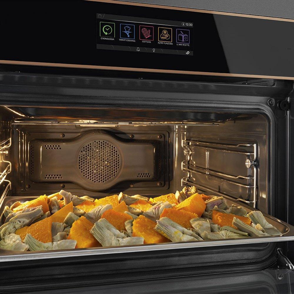 Комбинированный духовой шкаф Smeg Dolce Stil Novo SF4606WVCPNX в Москве ...