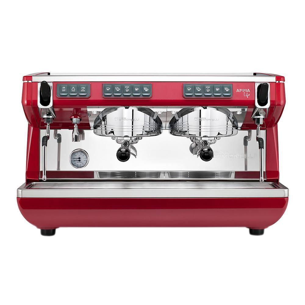 Кофемашина рожковая 11 л Nuova Simonelli Appia Life Standart 2 Gr V красная