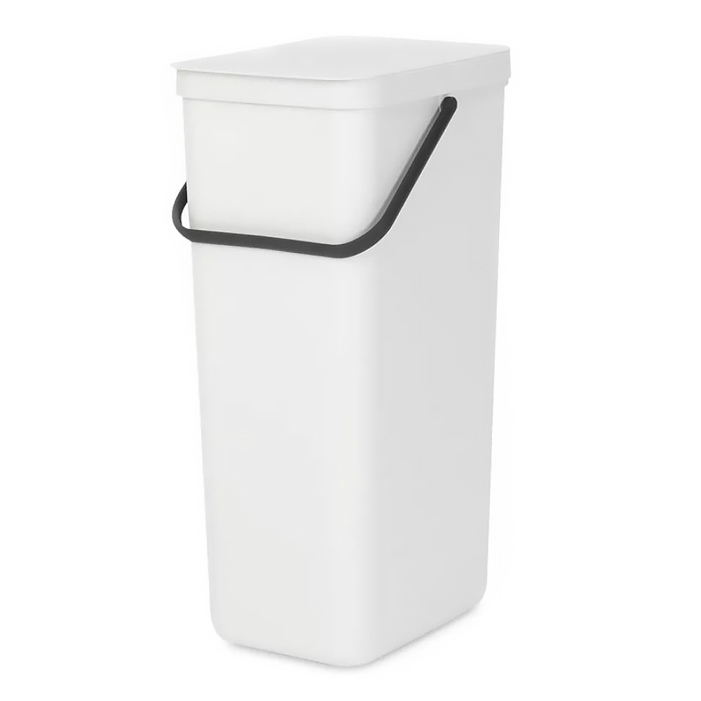 Ведро для мусора 40 л Brabantia Sort&Go белое в Москве, купить за 26990 ...