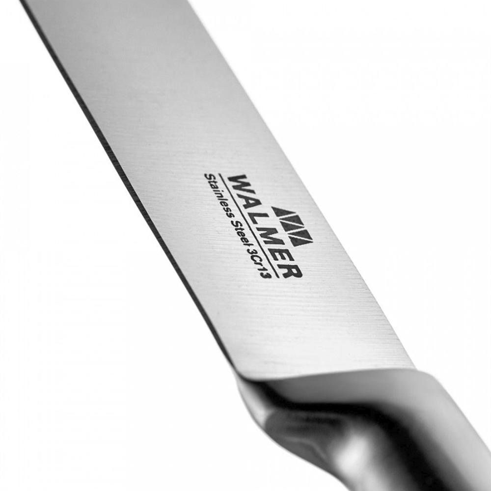 Кухонный нож разделочный 18 см Walmer Professional стальной  .