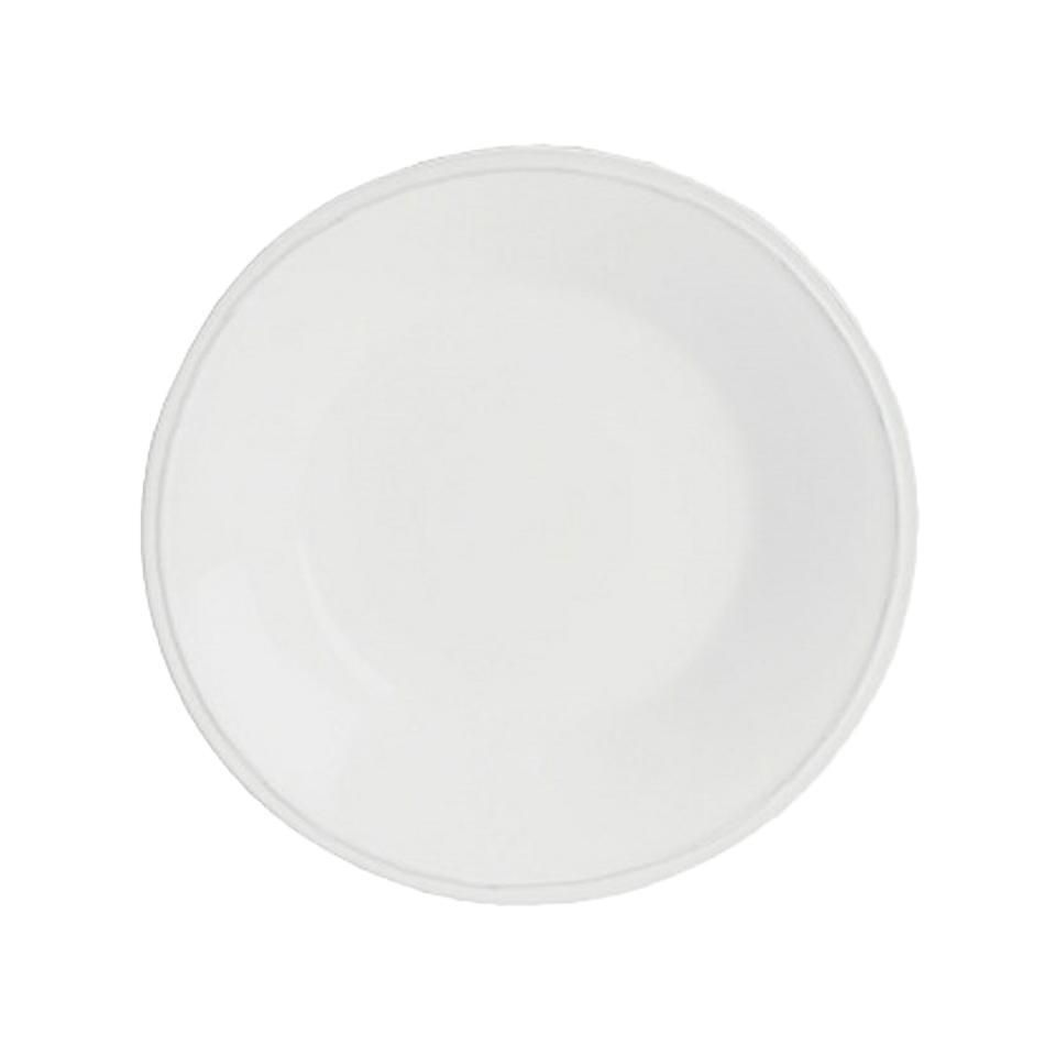 Тарелка суповая 25,3 см Costa Nova Friso White белая - 4 фото
