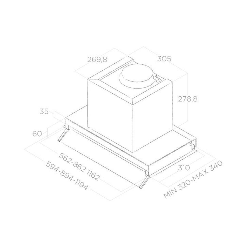 Elica boxin ix a 60 схема встраивания